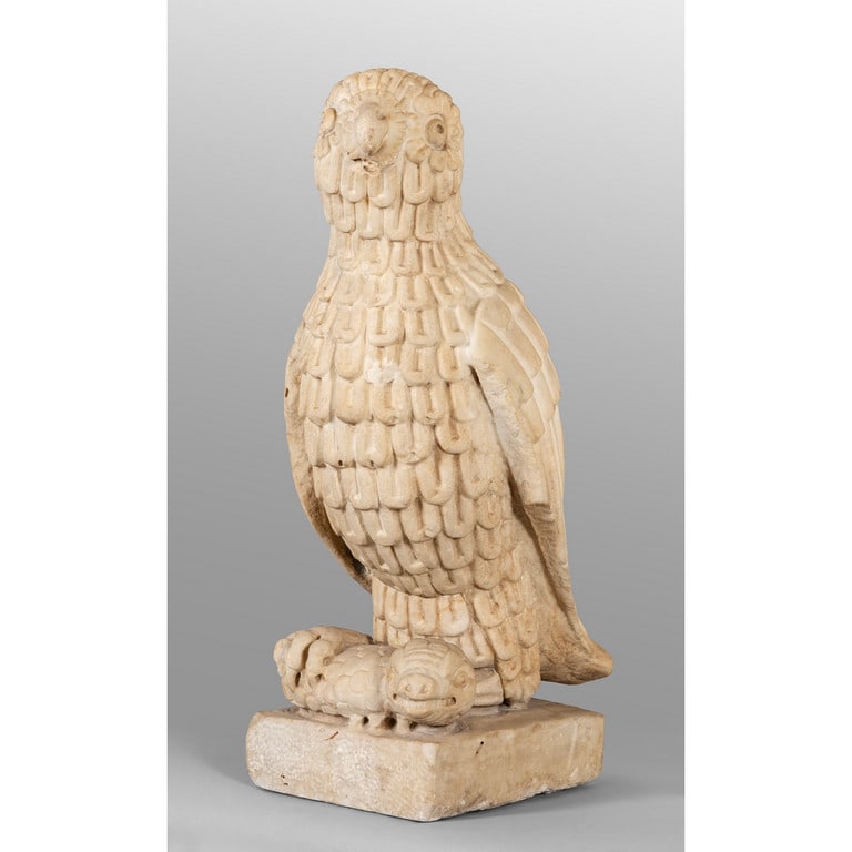 Rapace che ghermisce un serpente, scultura in (1 of 4)
