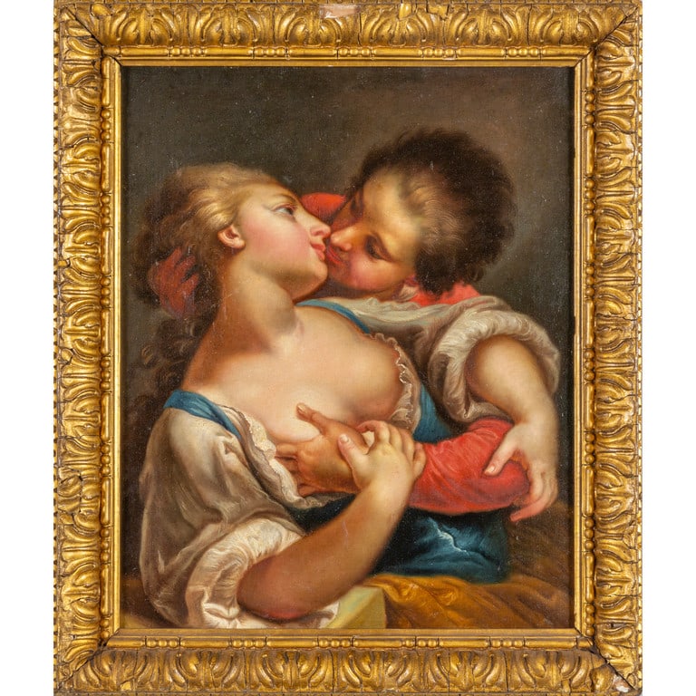 BOSCARATTI FELICE (1721-1807) "Amanti (1 of 2)