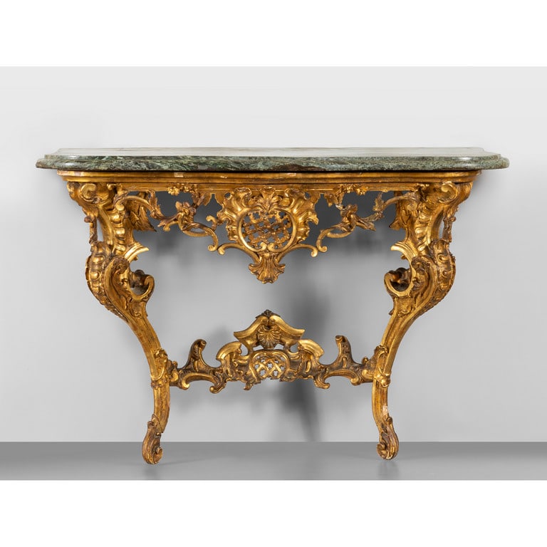Serie di otto pannelli decorati a tempera su (1 of 2)