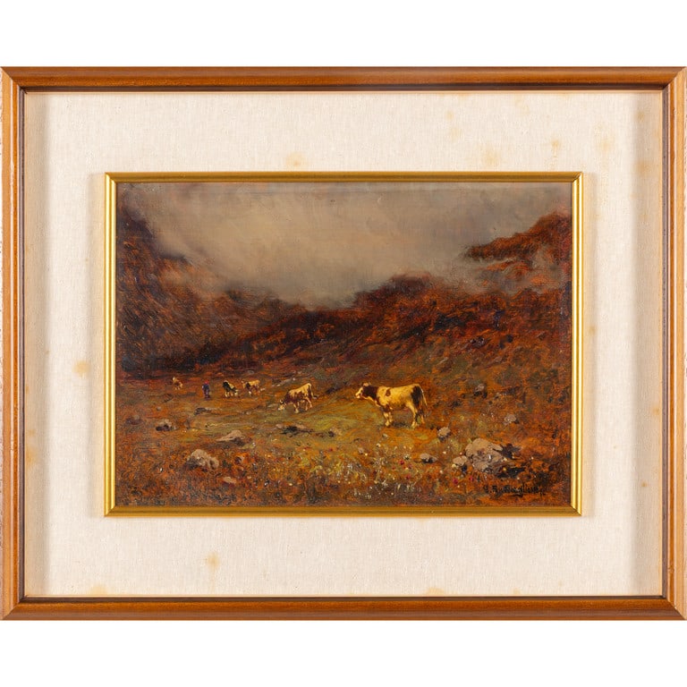 GIUSEPPE FALCHETTI (1843-1918) Paesaggio (1 of 2)