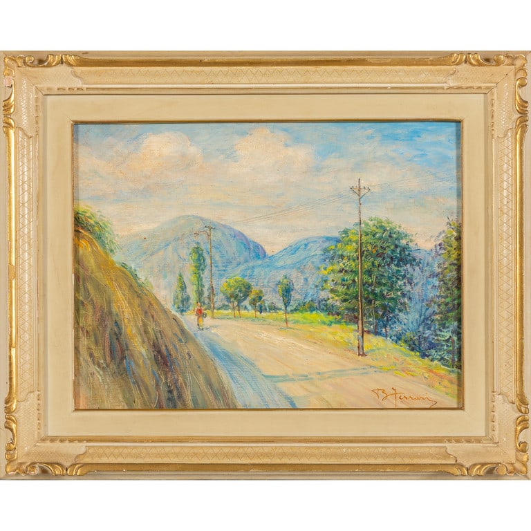 EMANUELE RAMBALDI (1903-1968) Strada con (1 of 2)