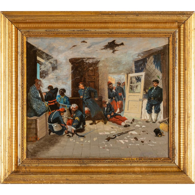 Scuola italiana sec.XIX Il miracolo di (1 of 2)