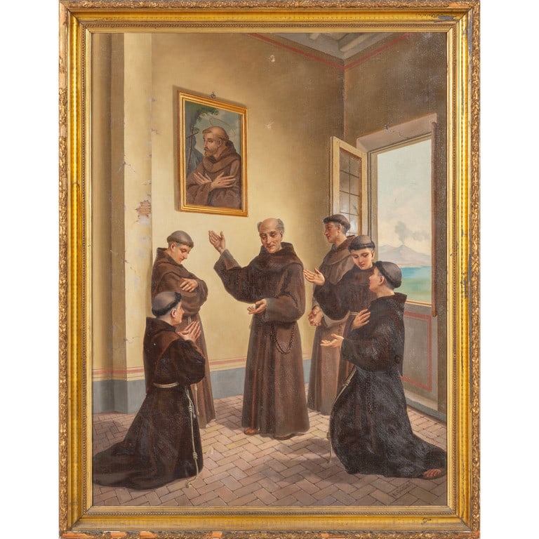 Bruno Ferrario Madonna con Bambino olio su (1 of 2)