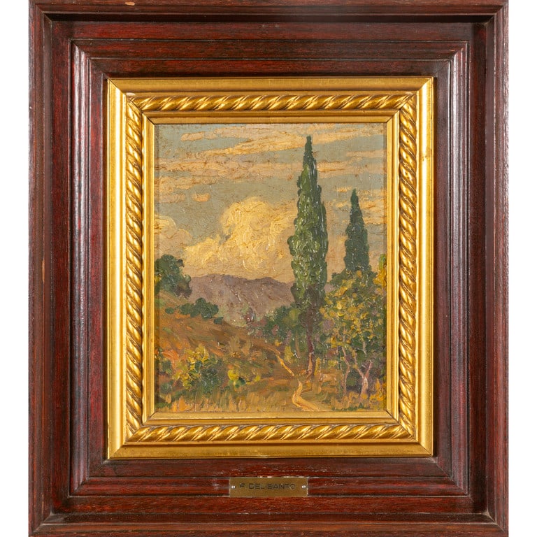 LIBERO VERZETTI (1906-1989) Casolare olio (1 of 2)