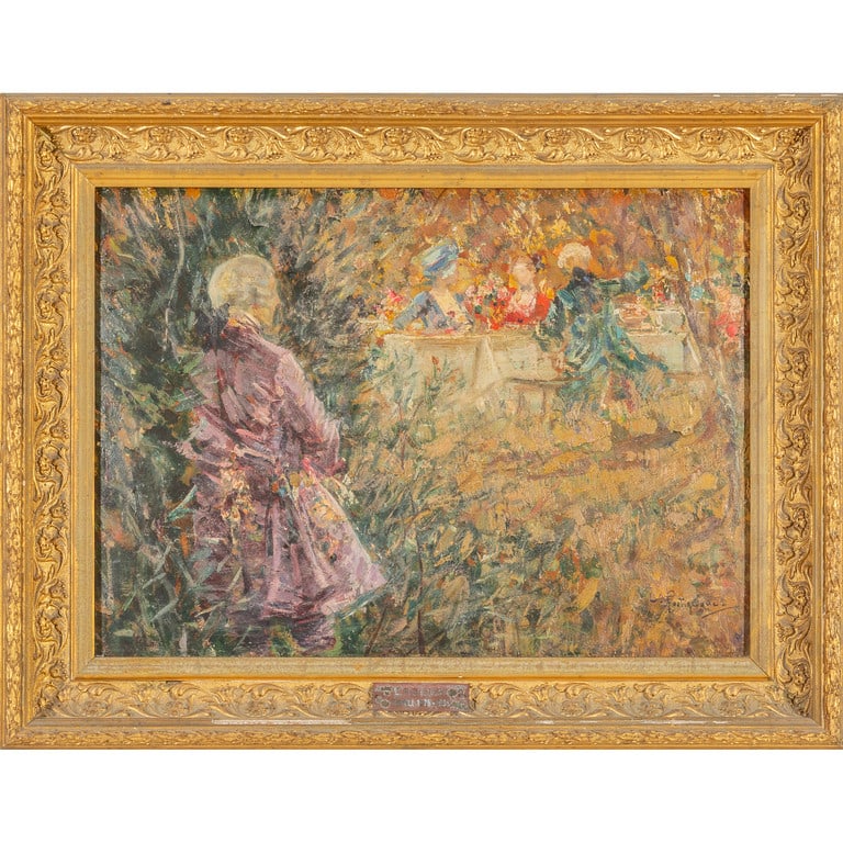 LUCA POSTIGLIONE (1876-1936) Festa in  (1 of 1)