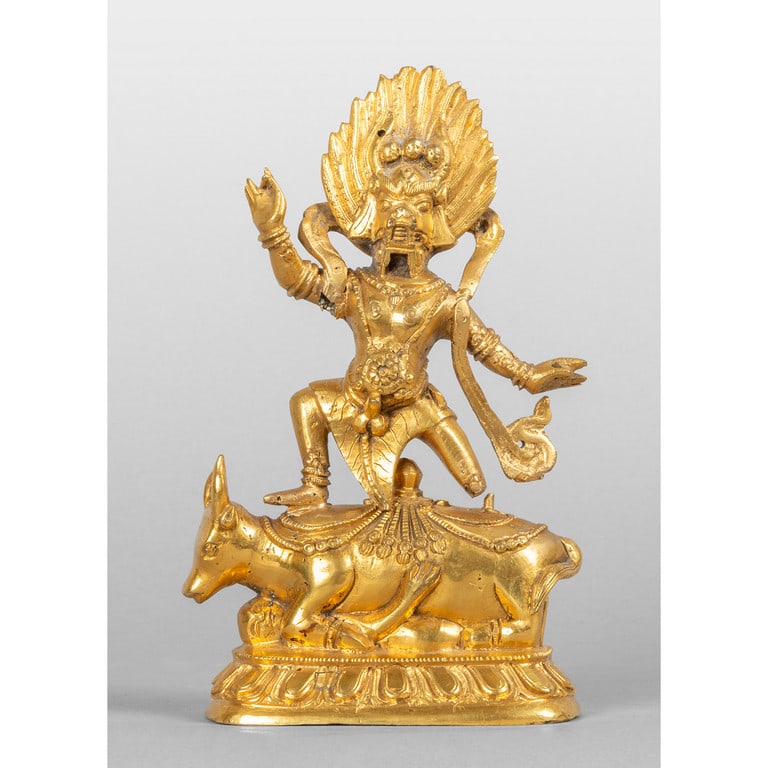 Scultura raffigurante Yama Dharmaraja (il signore (1 of 3)