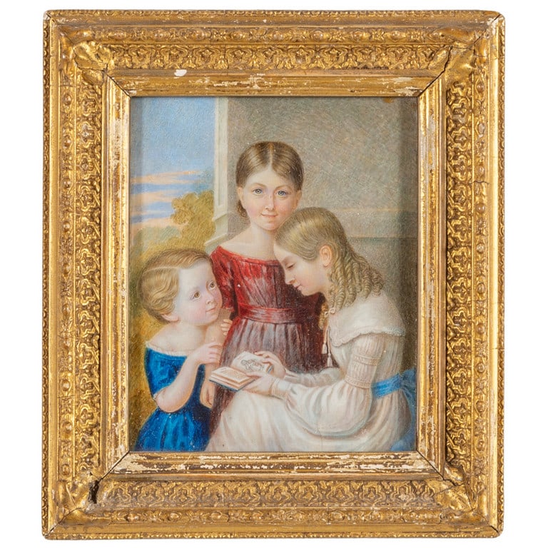 La tutrice miniatura su avorio, Inghilterra (1 of 1)