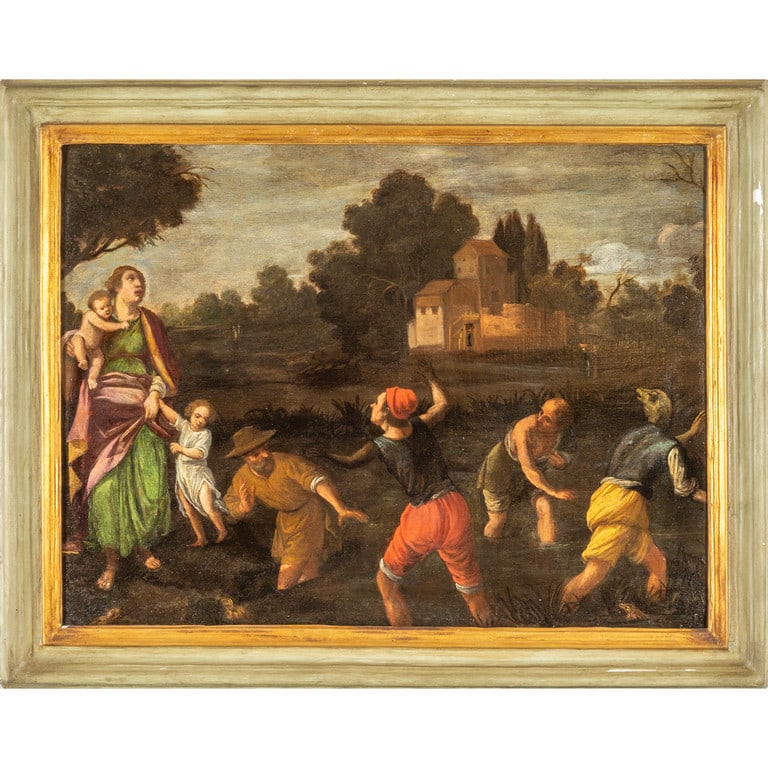 Scuola emiliana, sec.XVII "Il mito di Latona" (1 of 2)