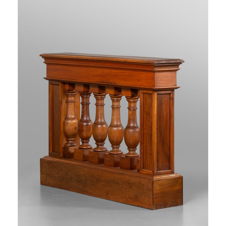 Grande balaustra in noce, sec.XIX cm. 118x80 (1 of 3)
