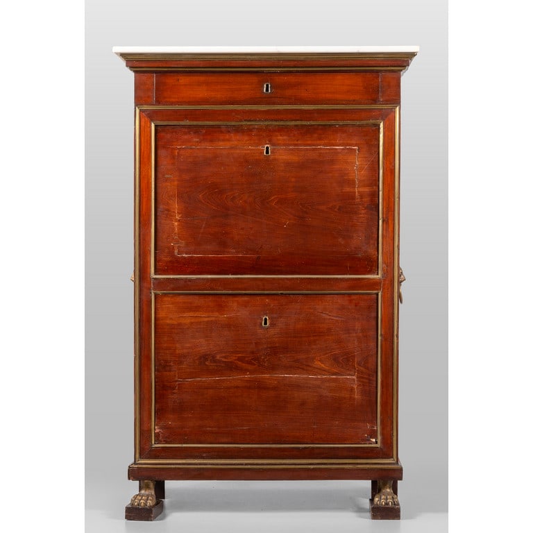Secretaire neoclassico in mogano con profili in (1 of 5)