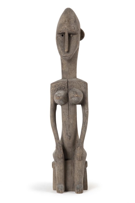Figura femminile "Bamana" h cm 45: Figura femminile "Bamana" h cm 45