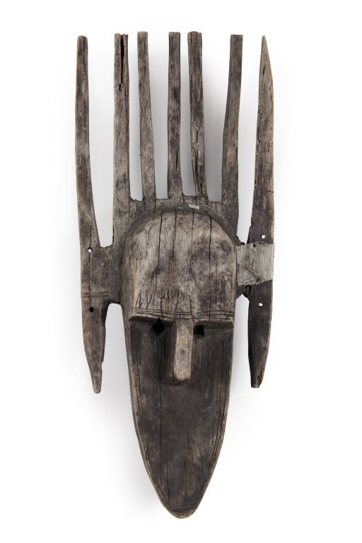 Dogon - Mali Maschera (recuperata e restaurata: Dogon - Mali Maschera (recuperata e restaurata perchÃ¨ ritenuta piÃ¹ potente) h cm 56