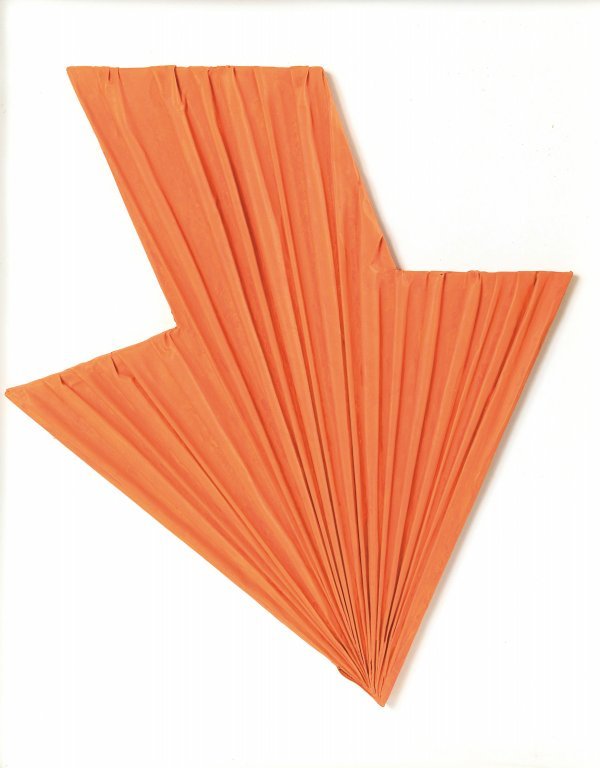 UMBERTO MARIANI (1936-) Terre di Djaman: UMBERTO MARIANI (1936-) Terre di Djaman 2013 metallo e legno dipinto cm 44,5 x 39 firmato, datato e titolato sul retro provenienza: giÃ Collezione Gianni Bertini, Sestri Levante (Ge) Terre di Djama