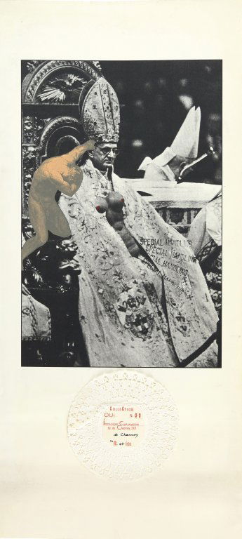 DE CHARMOY COZETTE (1939-) Immaculate: DE CHARMOY COZETTE (1939-) Immaculate Contraception 1971 serigrafia cm 111,5 x 50,8 esemplare 48/100 datato, numerato e titolato in basso provenienza: Collezione Gianni Bertini, Sestri Levante (Ge) Im