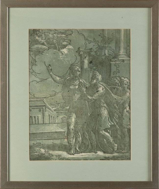 "Scena classica" disegno cm. 26,5x34,5: "Scena classica" disegno cm. 26,5x34,5