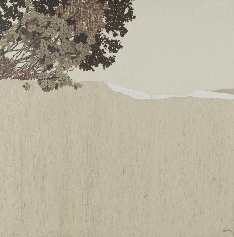 GIORGIO MOISO (1942-) Senza titolo: GIORGIO MOISO (1942-) Senza titolo 1973 acrilico su tela cm 70x70 firmato e datato in basso a destra Untitled 1973 acrylic on canvas 27,58x27,58 in signed and dated lower right