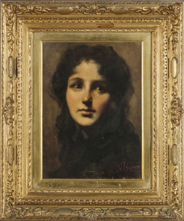 Ripari Virgilio (1843-1902)  Ritratto di bella (1 of 1)