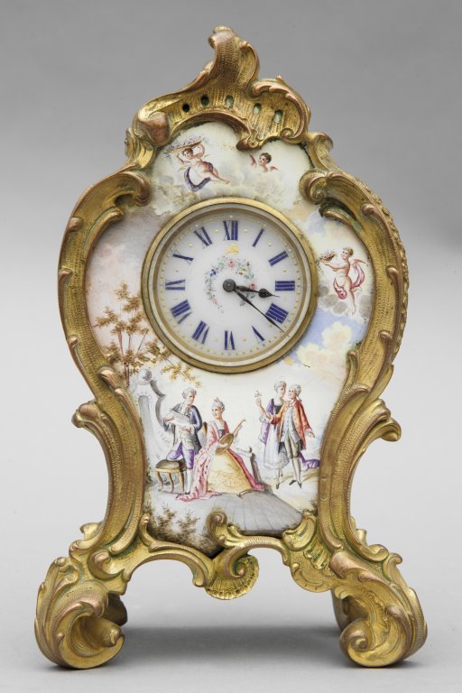 Cassa di orologio Napoleone III in bronzo e (1 of 2)