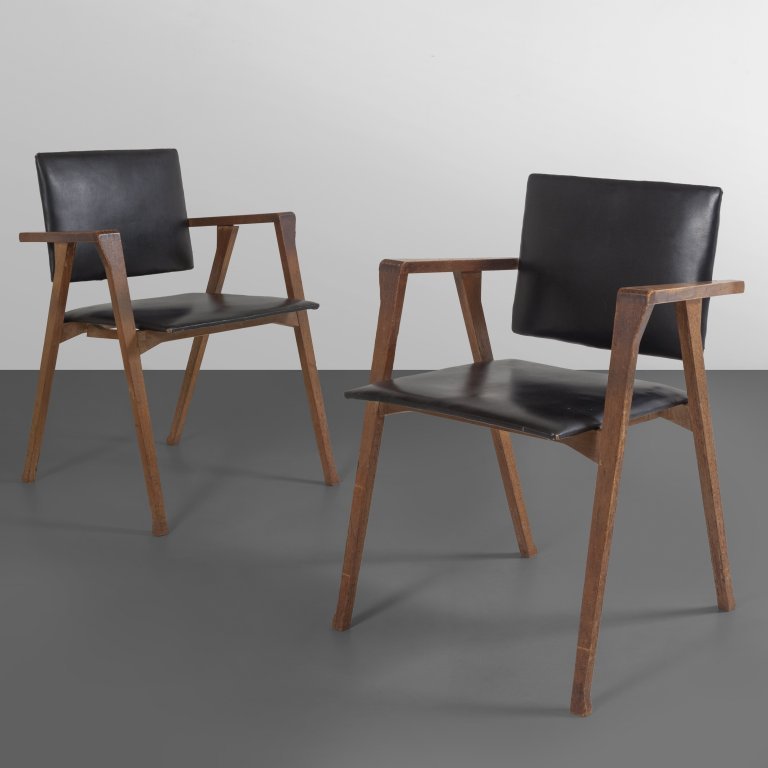 FRANCO ALBINI Due poltroncine "Luisa" per (1 of 1)