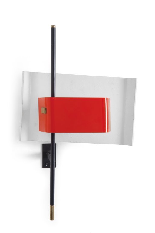 UNA LAMPADA A PARETE, anni '50.  Ottone lucido (1 of 1)