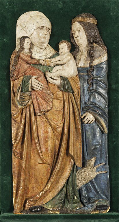 Scuola tedesca sec.XV "Madonna con Sant'Anna" (1 of 1)