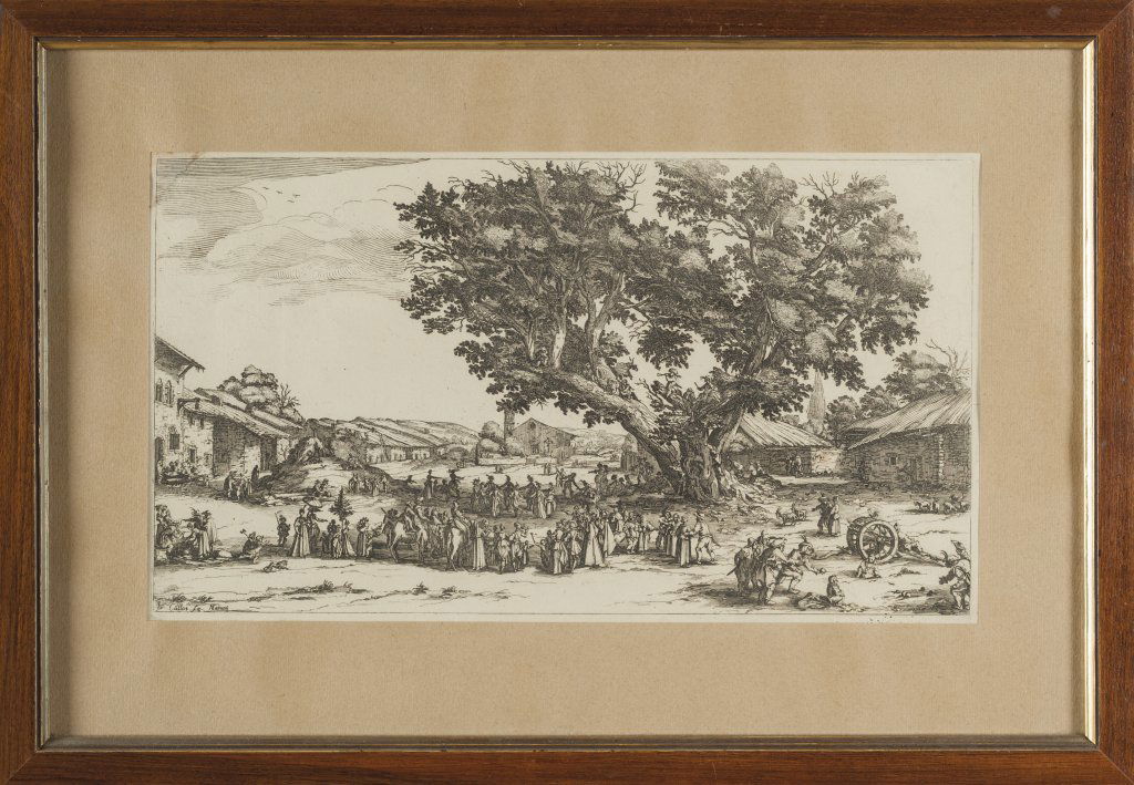 Callot "Le Bal Champetre" stampa cm. 32x18,5 (1 of 1)