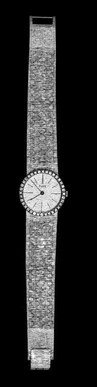 Orologio in oro bianco marca Piaget misura donna (1 of 1)