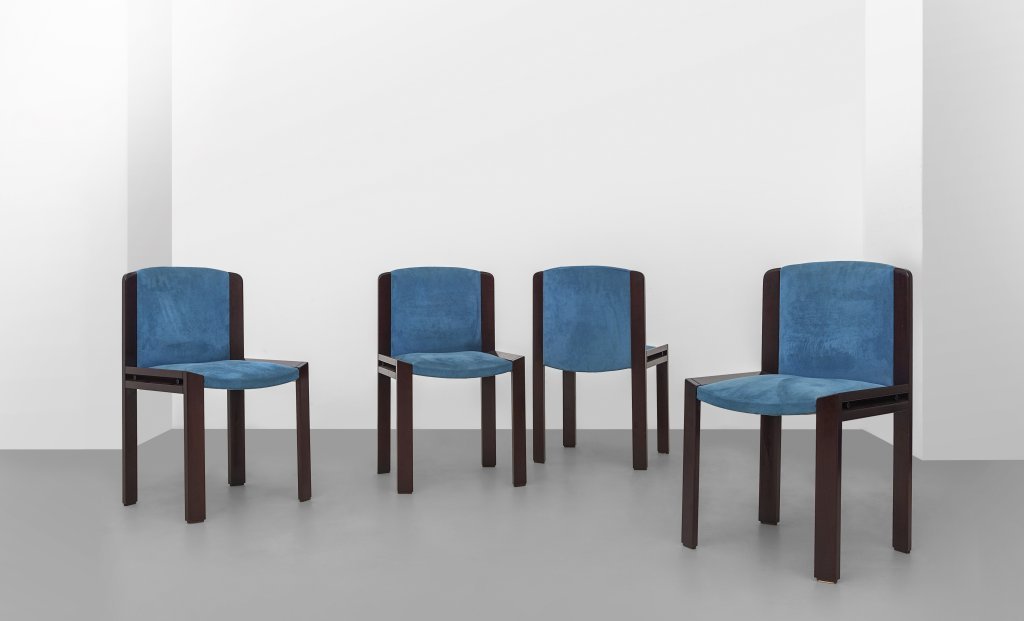 JOE COLOMBO Quattro sedie "300" per POZZI, (1 of 1)