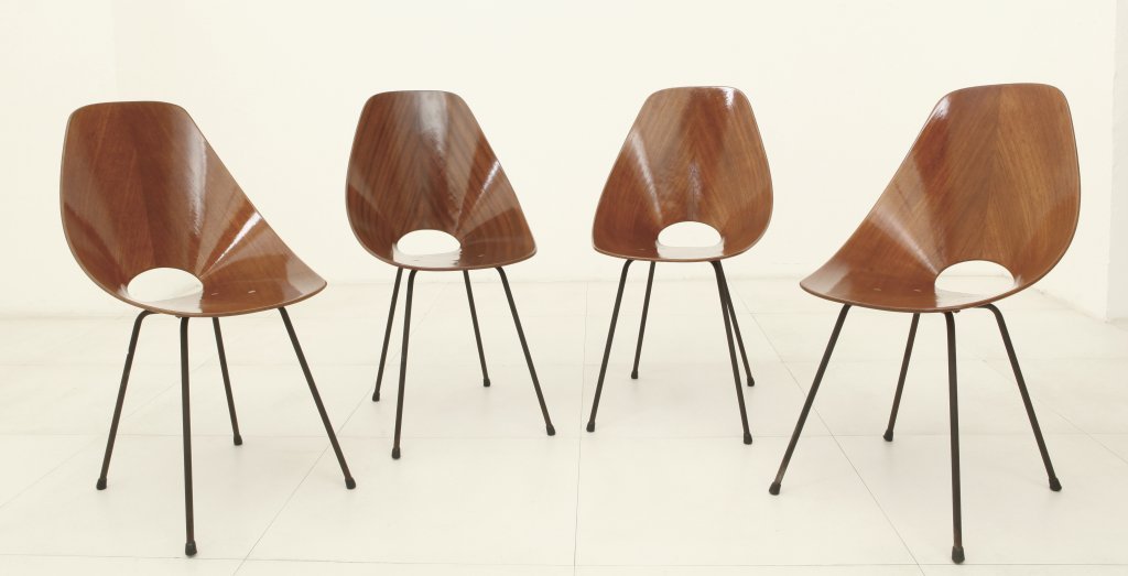 VITTORIO NOBILI  Quattro sedie "Medea" per (1 of 1)