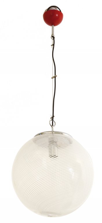 UNA LAMPADA A SOSPENSIONE, anni "60.  Metallo (1 of 1)