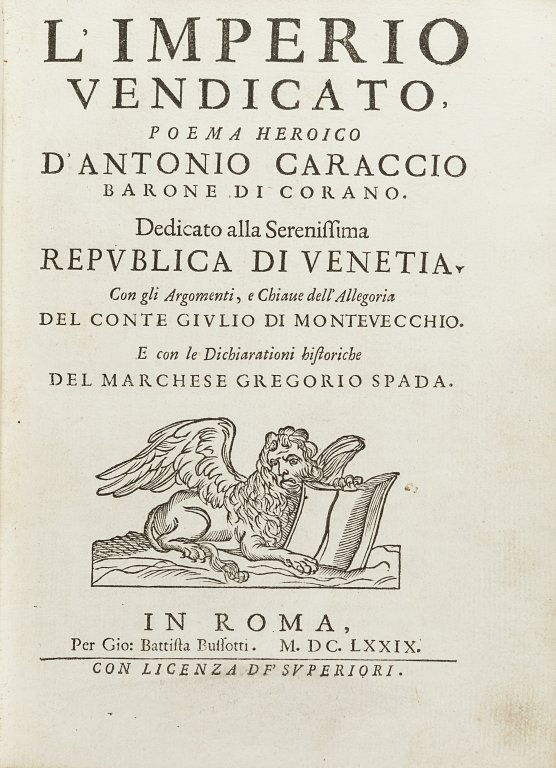 Antonio Caraccio (NardÃ² 1630 - Roma (1 of 3)
