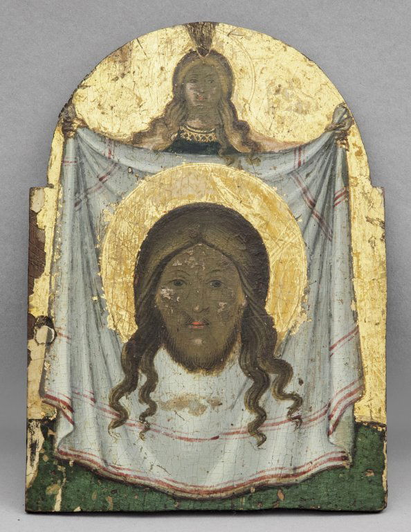 "La Veronica" tempera a fondo oro sec.XVII cm. (1 of 1)