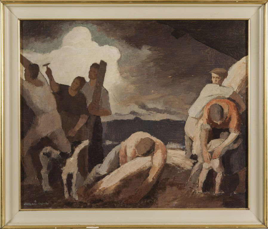 ALBERTO HELIOS GAGLIARDO (1893-1987)  La cava (1 of 1)