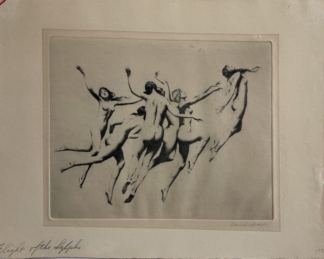 Warren Davis Etching (1 of 3)