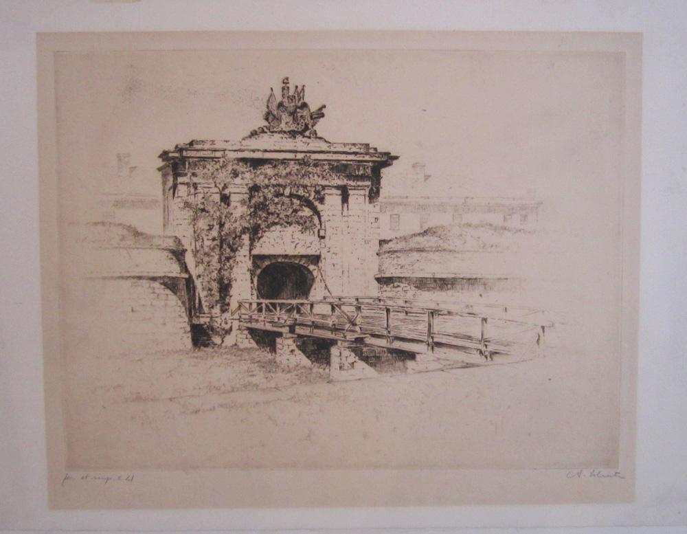 Anton Schutz Etching (1 of 1)