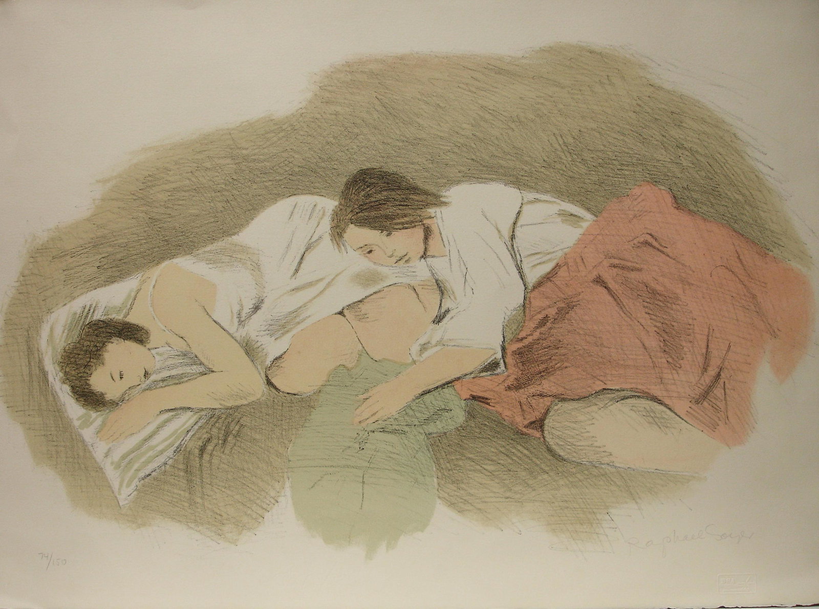 Raphael Soyer Lithograph (1 of 1)