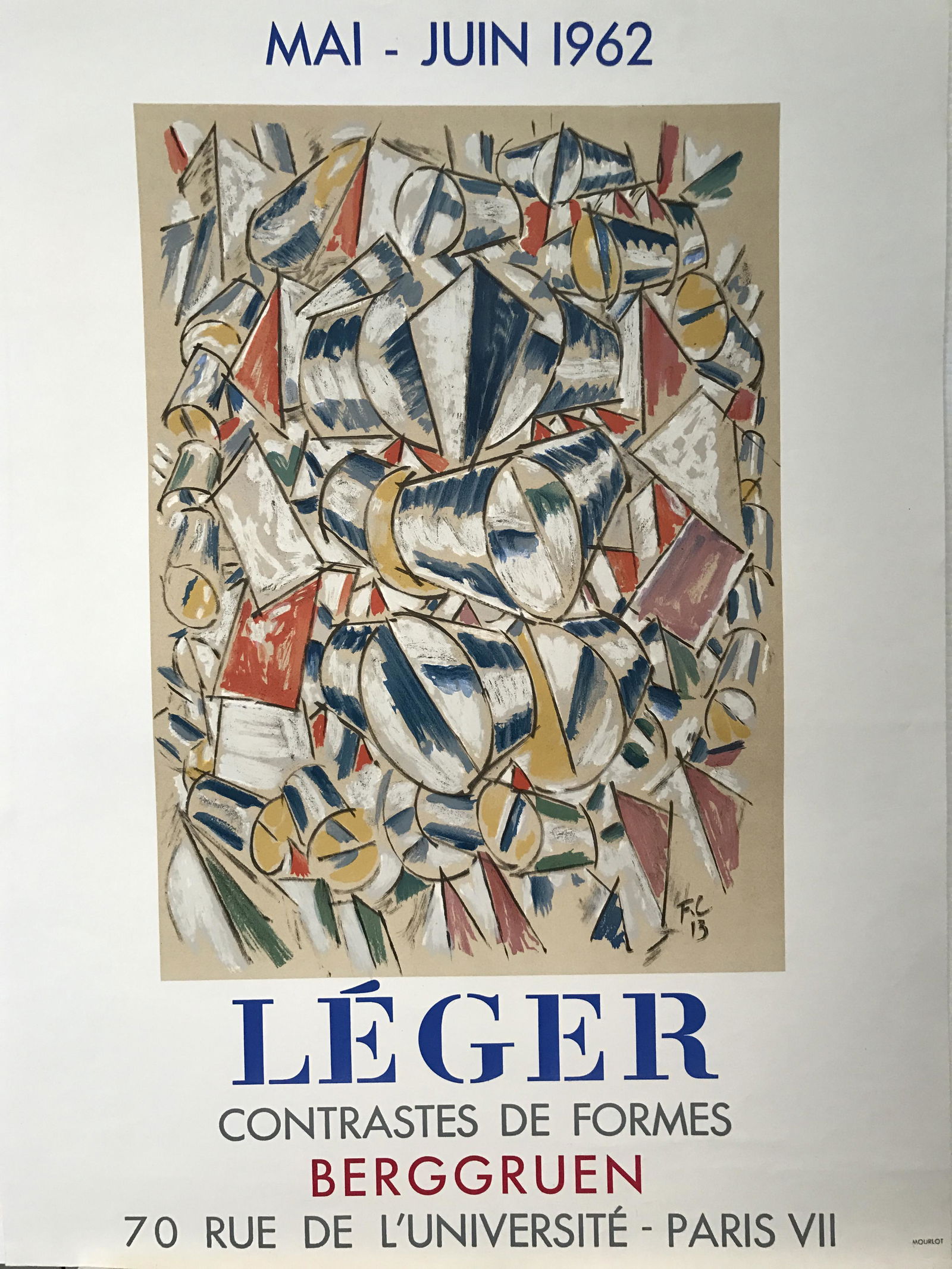 Fernand Leger Color Lithograph (1 of 1)