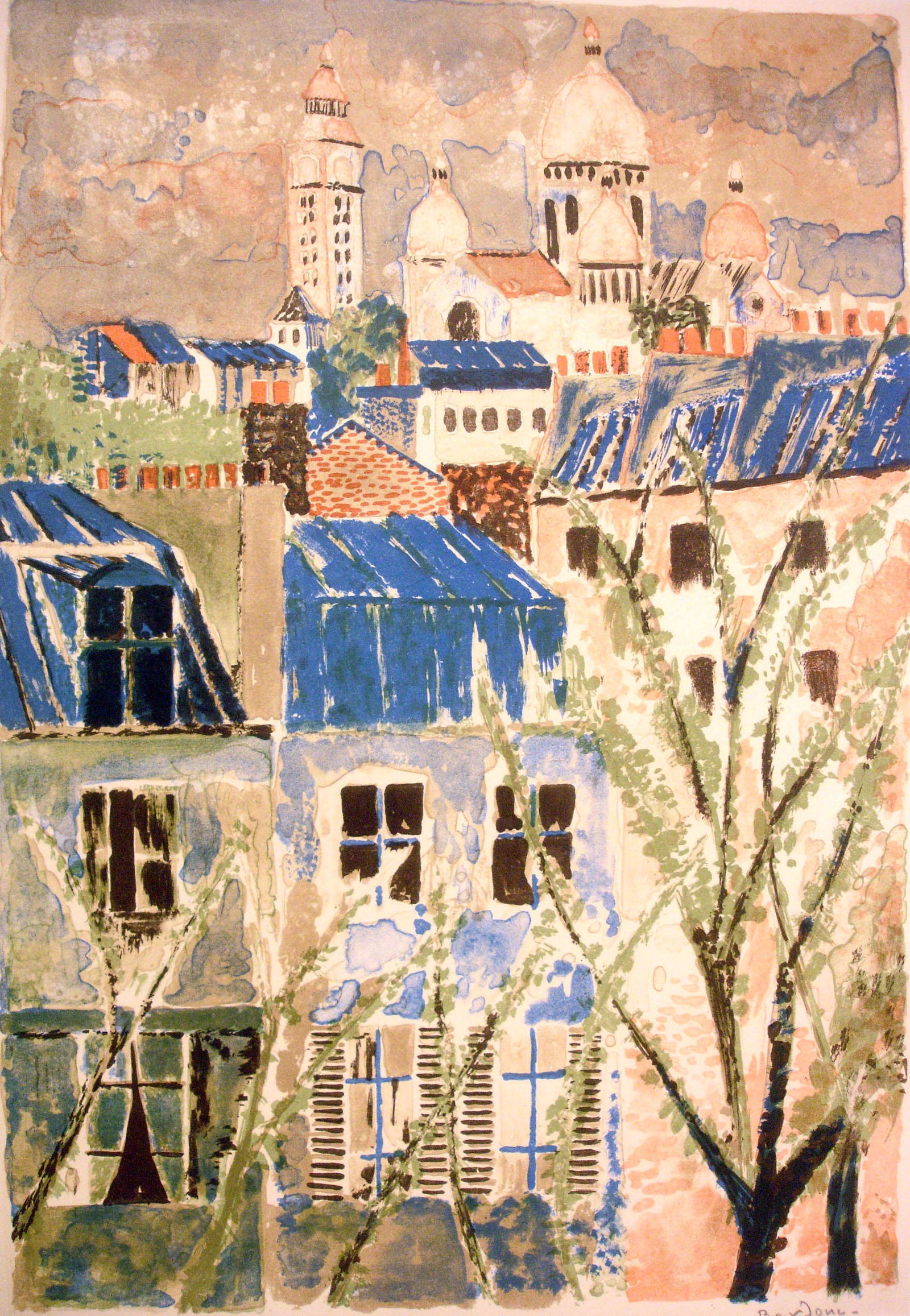 Guy Bardone Lithograph (1 of 1)