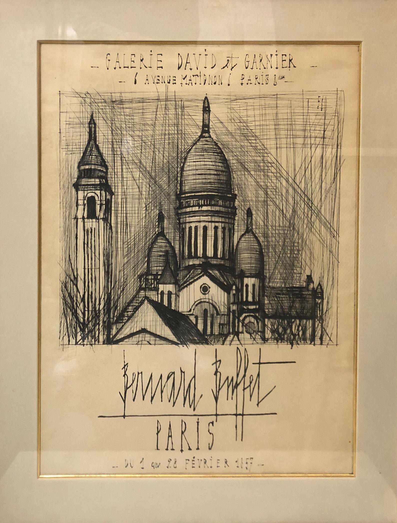 Bernard Buffet Exhibition Poster (1 of 1)