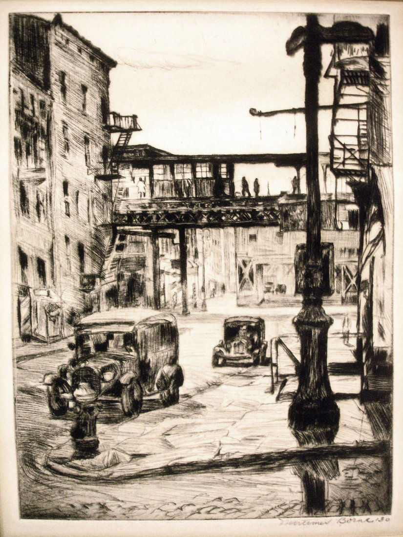 Mortimer Borne Etching (1 of 2)