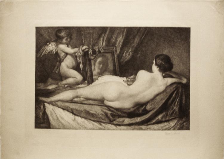 William Bicknell Etching (1 of 1)