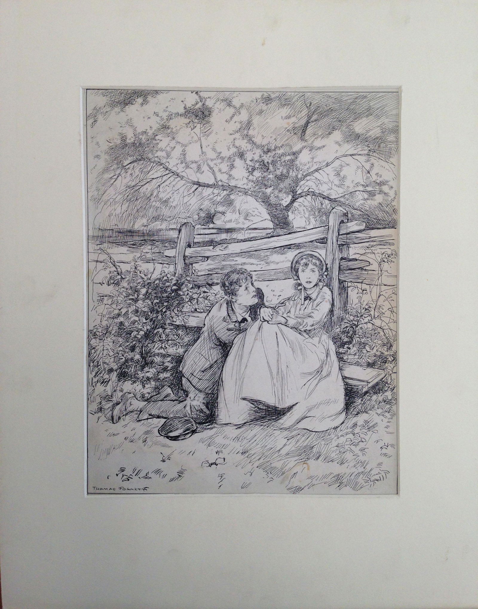 Thomas Fogarty Ink Drawing (1 of 1)