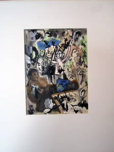 Richard Allen Morris Mixed Media: Collage - 7 3/4" x 5 3/4"