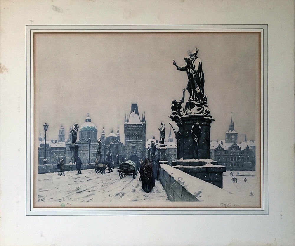 Tavik Frantisek Simon Etching (1 of 2)