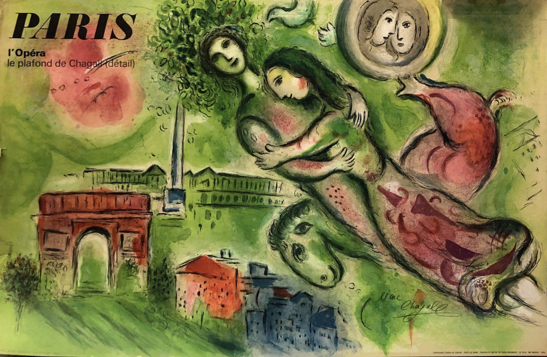 Marc Chagall Lithograph Poster (1 of 2)