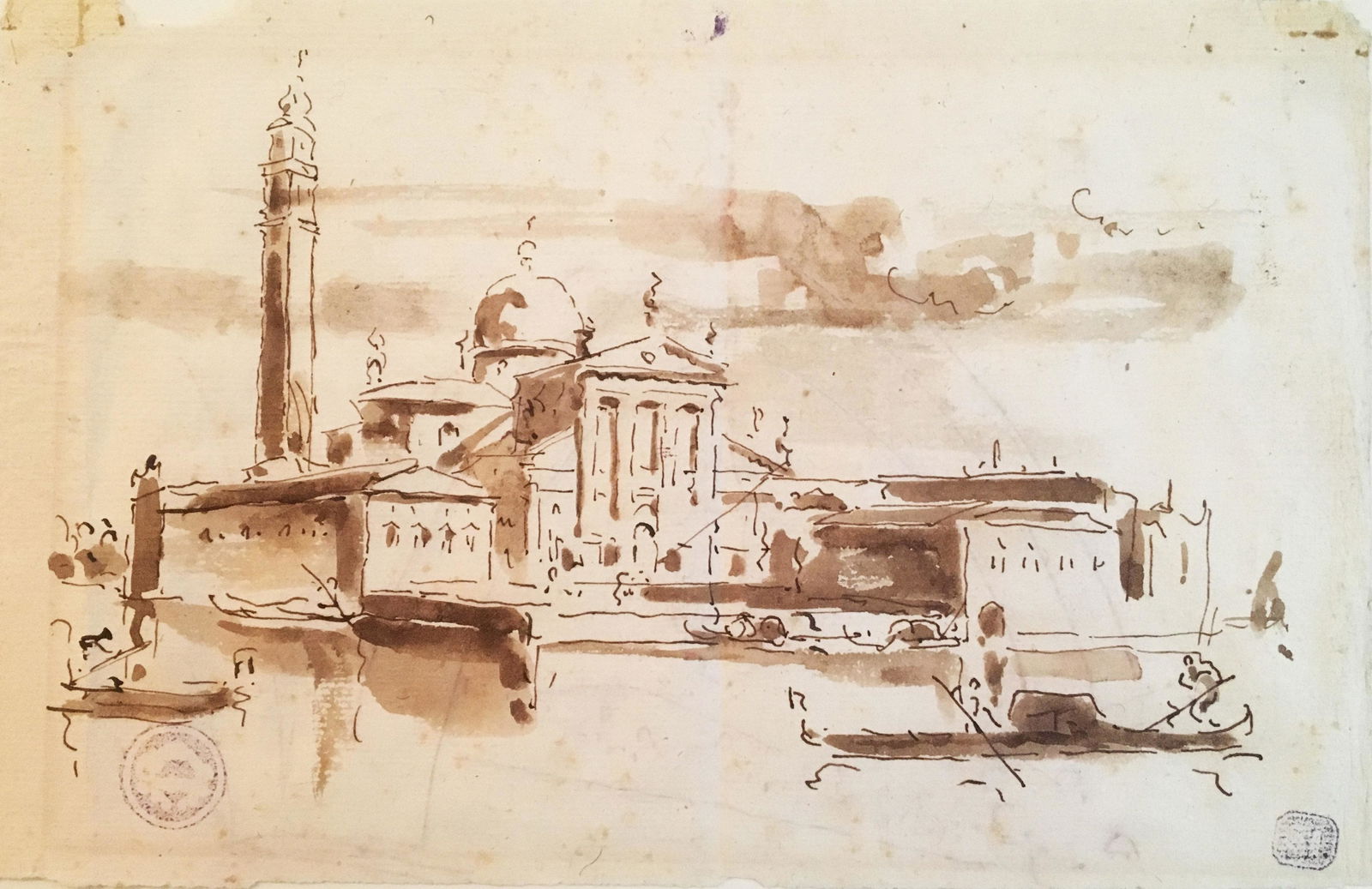 Francesco Guardi Old Master Drawing (Attr) (1 of 1)