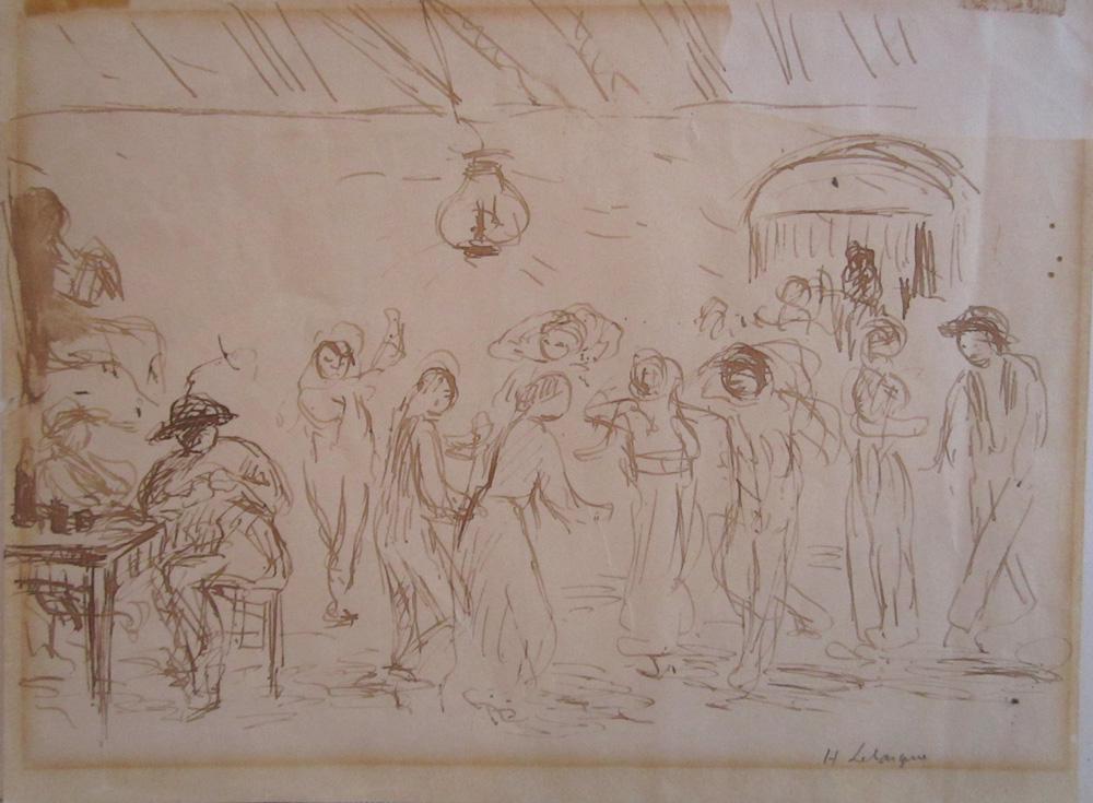 Henri Lebasque Pen & Ink (1 of 2)