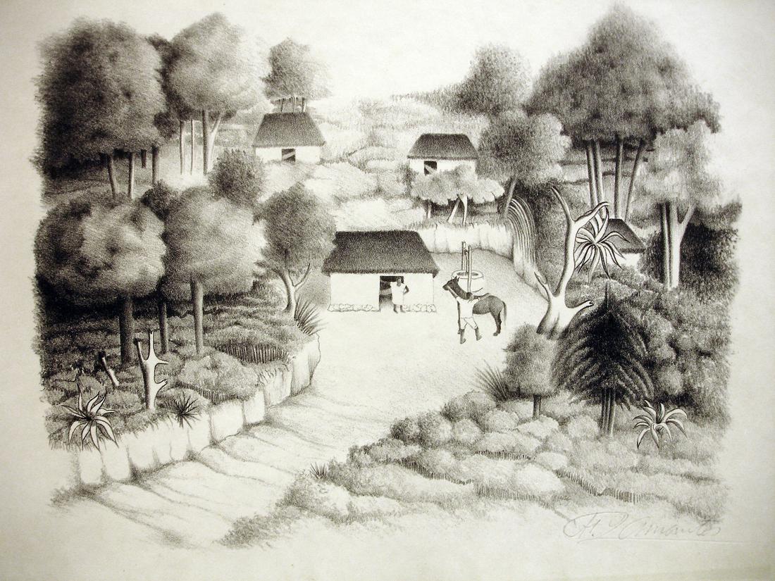 Francisco Dosamantes Lithograph (1 of 1)