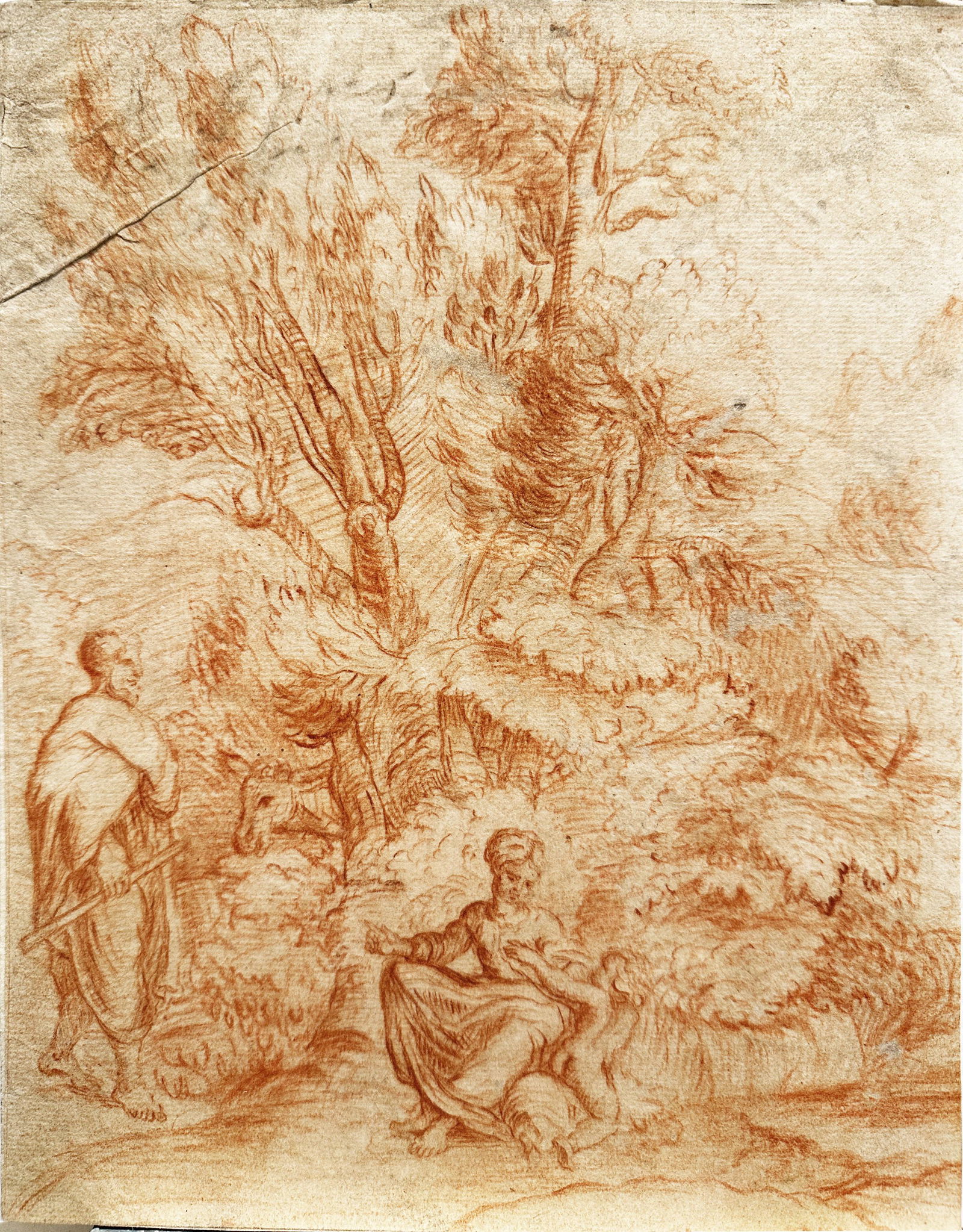 Michel Corneille Old Master Drawing (1 of 2)