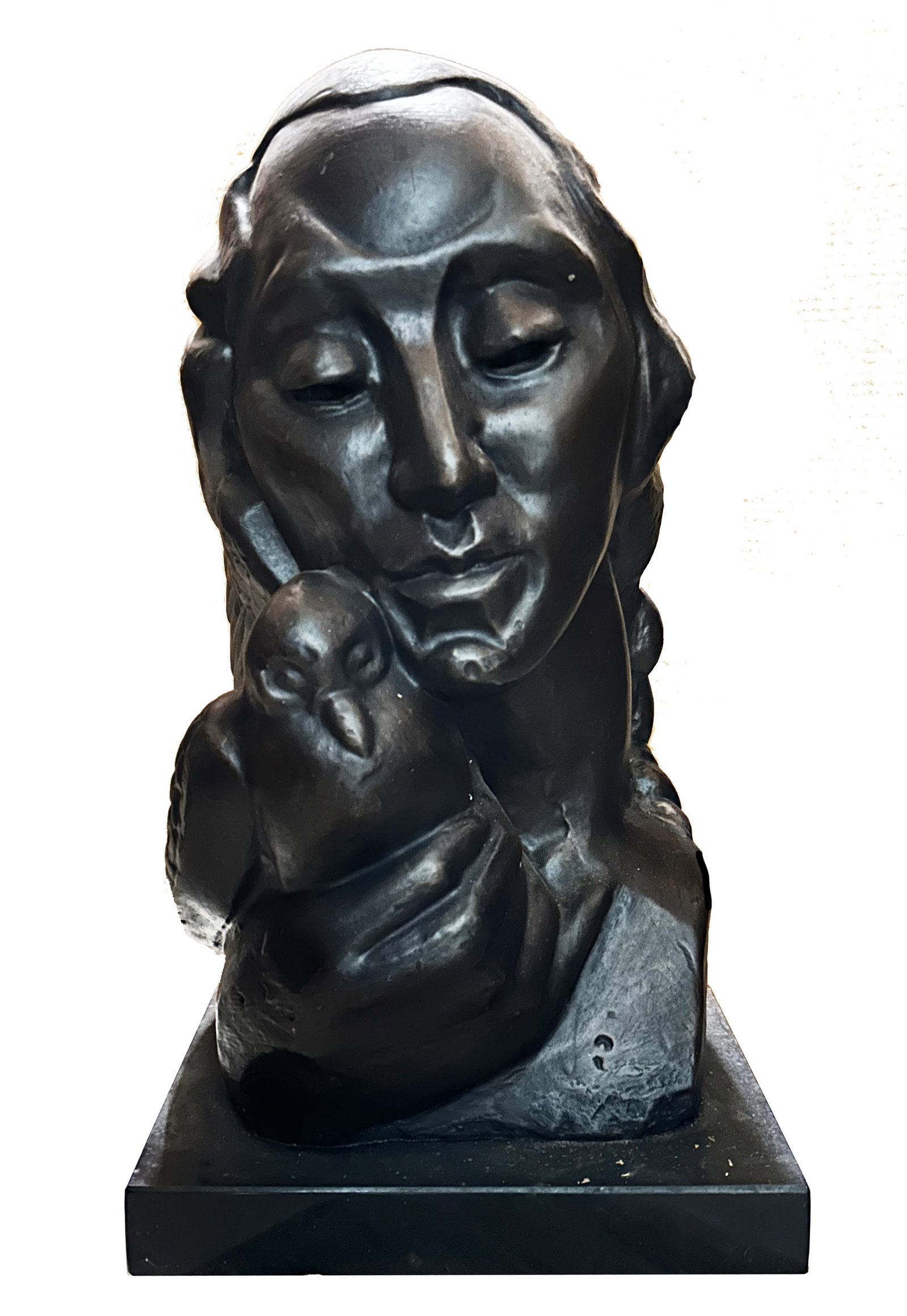 Signed Bronze Sculpture by Selma Burke (2/2) (1 of 6)
